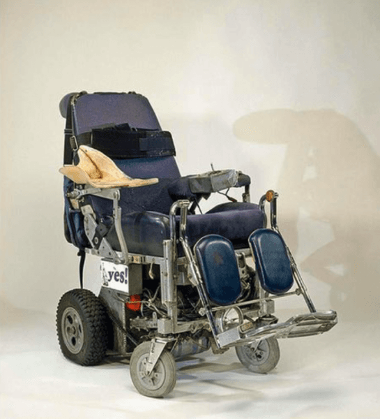 Ed Roberts' Chair now in storage at the Smithsonian Institute